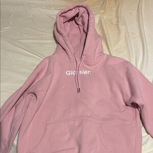 Glossier Pink Hoodie